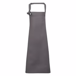 Premier Unisex Adult Calibre Bibbed Apron - One Size, Dark Grey