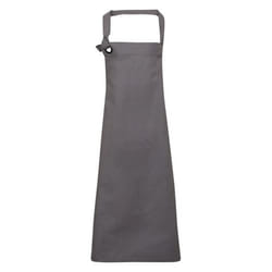 Premier Unisex Adult Calibre Bibbed Apron - One Size, Dark Grey