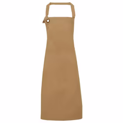 Premier Unisex Adult Calibre Bibbed Apron - One Size, Khaki