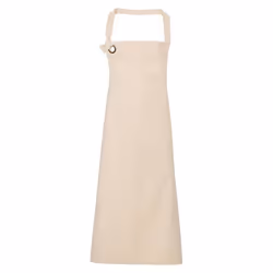 Premier Unisex Adult Calibre Bibbed Apron - One Size, Natural