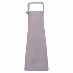 Premier Unisex Adult Calibre Bibbed Apron - One Size, Silver