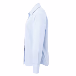 Premier Womens/Ladies Gingham Long-Sleeved Shirt - 12 UK, Light Blue/White