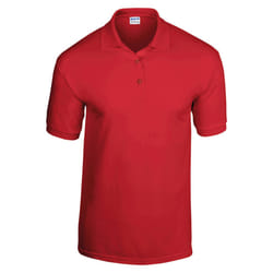 Gildan Childrens/Kids Plain Jersey Polo Shirt - 12-13 Years, Red