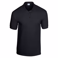 Gildan Childrens/Kids Plain Jersey Polo Shirt - 12-13 Years, Black