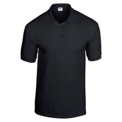 Gildan Childrens/Kids Plain Jersey Polo Shirt - 12-13 Years, Black