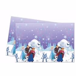 Frozen Plastic Snowflake Tablecloth