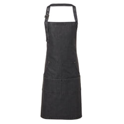 Premier Unisex Adult Twill Full Apron - One Size, Black Denim