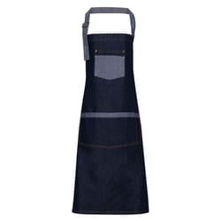 Premier Unisex Adult Domain Full Apron - One Size, Indigo Denim