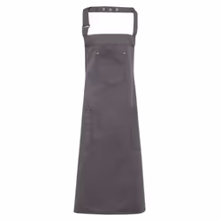 Premier Unisex Adult Twill Chino Full Apron - One Size, Steel