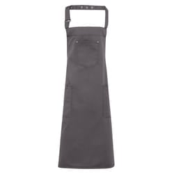 Premier Unisex Adult Twill Chino Full Apron - One Size, Steel