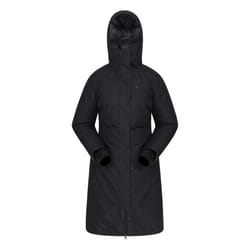 Mountain Warehouse Womens/Ladies Polar Down Long Length Hybrid Jacket - 10 UK, Black