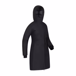 Mountain Warehouse Womens/Ladies Polar Down Long Length Hybrid Jacket - 10 UK, Black