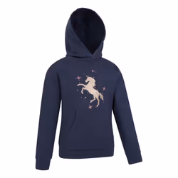 Mountain Warehouse Childrens/Kids Unicorn Organic Hoodie - 2-3 Years, Navy