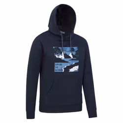 Mountain Warehouse Mens Explore The Outdoors Hoodie - XS, Navy