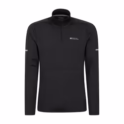 Mountain Warehouse Mens Core Recycled Half Zip Midlayer - 4XL, Black
