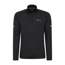 Mountain Warehouse Mens Core Recycled Half Zip Midlayer - 4XL, Black