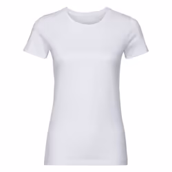 Russell Womens/Ladies Authentic Organic T-Shirt - XL, White