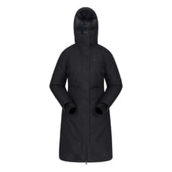 Mountain Warehouse Womens/Ladies Polar Down Long Length Hybrid Jacket - 14 UK, Black