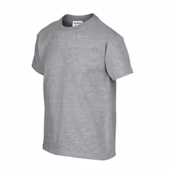 Gildan Childrens/Kids Cotton Heavy Short-Sleeved T-Shirt - 5-6 Years, Sports Grey