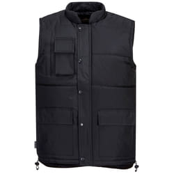 Portwest Mens Classic Body Warmer - L, Black