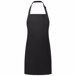 Premier Childrens/Kids Waterproof Apron - 7-10 Years, Black