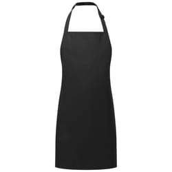 Premier Childrens/Kids Waterproof Apron - 7-10 Years, Black