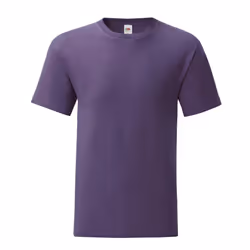 Fruit of the Loom Mens Iconic 150 Heather T-Shirt - XXL, Heather Purple