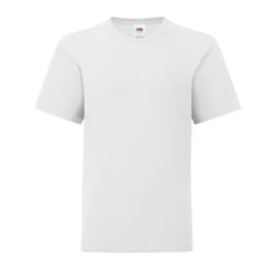 Fruit of the Loom Childrens/Kids Iconic 150 T-Shirt - 12-13 Years, White