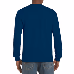 Gildan Mens Long Sleeve Hammer Shirt - XL, Sport Dark Navy