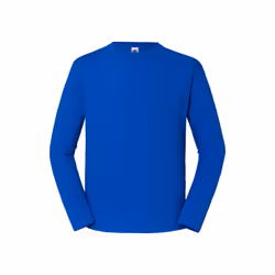 Fruit of the Loom Mens Iconic Premium Long-Sleeved T-Shirt - S, Royal Blue