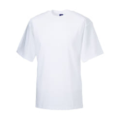 Russell Mens Classic Ringspun Cotton T-Shirt - M, White