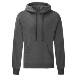 Fruit of the Loom Mens Classic Heather Hoodie - S, Dark Heather