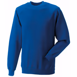 Russell Mens Spotshield Raglan Sweatshirt - XS, Bright Royal Blue