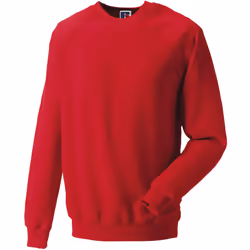 Russell Mens Spotshield Raglan Sweatshirt - XS, Classic Red
