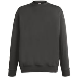 Fruit of the Loom Mens Lightweight Drop Shoulder Sweatshirt - XL, Light Graphite