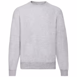 Fruit of the Loom Mens Classic Heather Raglan Sweatshirt - XL, Grey
