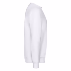 Fruit of the Loom Mens Classic Heather Raglan Sweatshirt - XXL, White