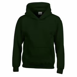 Gildan Childrens/Kids Heavy Blend Hooded Sweatshirt - 12-13 Years, Forest Green