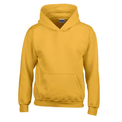 Gildan Childrens/Kids Heavy Blend Hooded Sweatshirt - 9-11 Years, Gold
