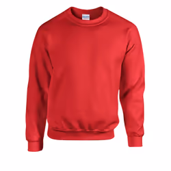 Gildan Mens Heavy Blend Sweatshirt - 5XL, Red