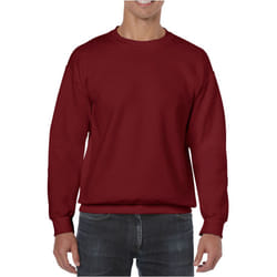 Gildan Mens Heavy Blend Sweatshirt - L, Garnet