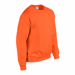 Gildan Mens Heavy Blend Sweatshirt - L, Orange