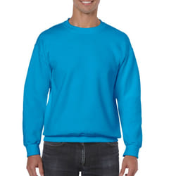 Gildan Mens Heavy Blend Sweatshirt - L, Sapphire Blue