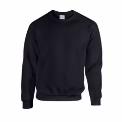 Gildan Mens Heavy Blend Sweatshirt - S, Black
