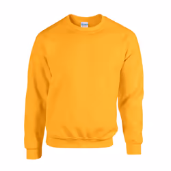Gildan Mens Heavy Blend Sweatshirt - S, Gold