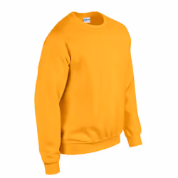 Gildan Mens Heavy Blend Sweatshirt - S, Gold