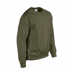 Gildan Mens Heavy Blend Sweatshirt - S, Military Green