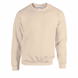 Gildan Mens Heavy Blend Sweatshirt - S, Sand