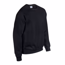 Gildan Mens Heavy Blend Sweatshirt - XXL, Black