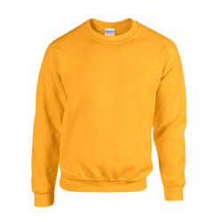 Gildan Mens Heavy Blend Sweatshirt - XXL, Gold